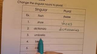 Spelling Plural Nouns