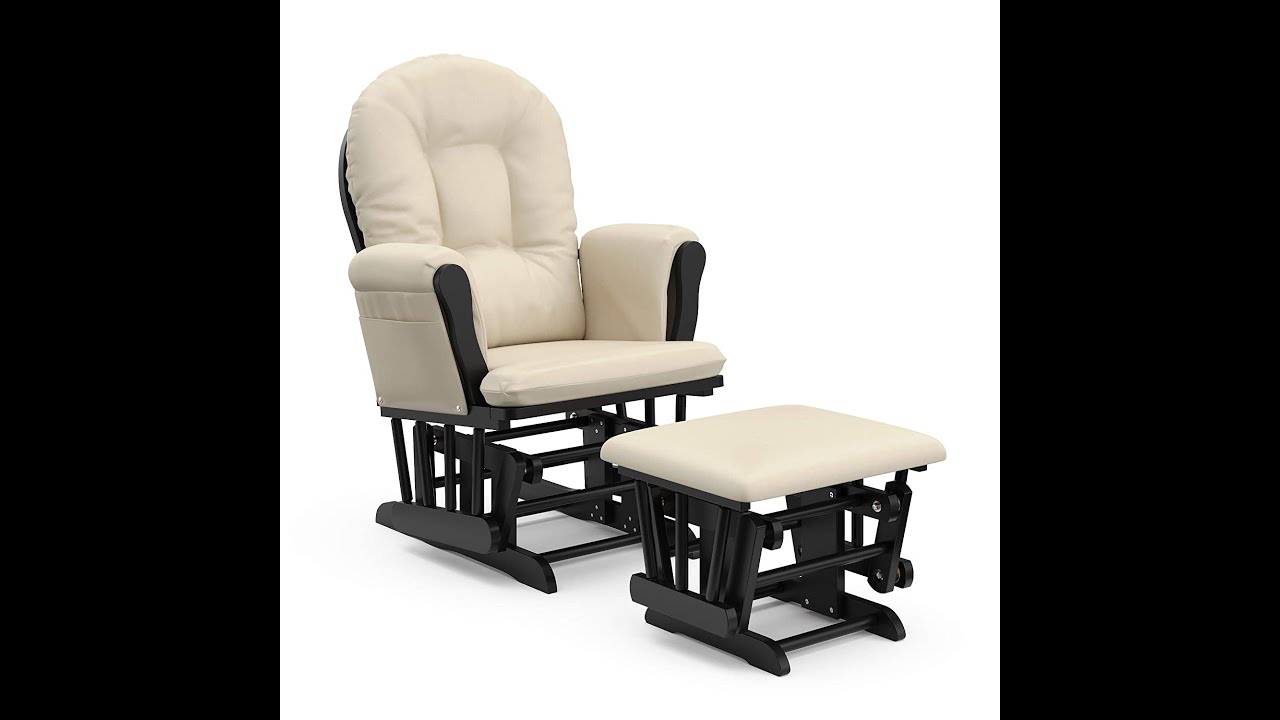 Storkcraft Premium Hoop Glider and Ottoman|