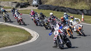 NORASPORT BRITISH SUPERMOTO CHAMPIONSHIP | THREE SISTERS B CLASS RACE 3 SATURDAY #supermoto #ktm300