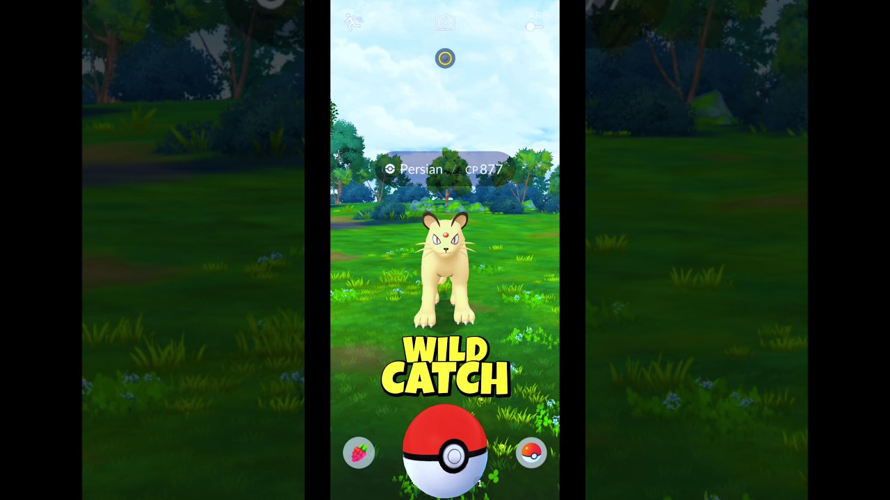 Я нашёл Дикого Персиана в Pokémon GO! 🐱✨
