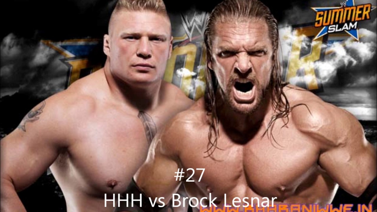 My Top 30 HHH Matches YouTube