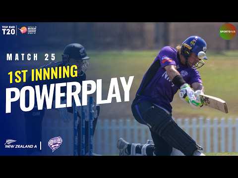 1st Innings Powerplay | New Zealand A vs Hurricanes | Top End T20 2026 | Match 25 | ZP1K