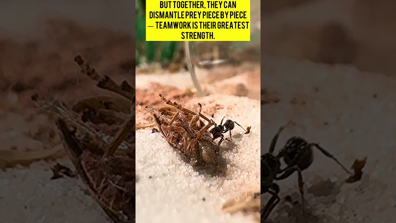 Do Ants Prefer Live or Dead Prey? 🐜 | Messor barbarus Colony Experiment