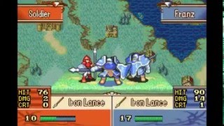 Unused Knight and General triangle attacks in FE8