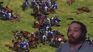 my FIRST ONLINE RANKED 1v1 in age of empires 2
