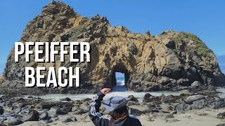 A Quick Visit To Pfeiffer Beach, Big Sur, California Exploring California Travel Vlog