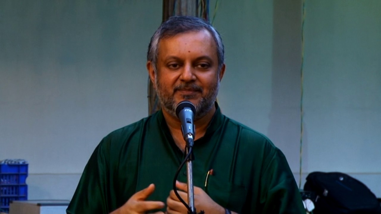 Swathi Sangeethotsavam 2017 - Flute - Amith Nadig - Prince Rama Varma Introduction