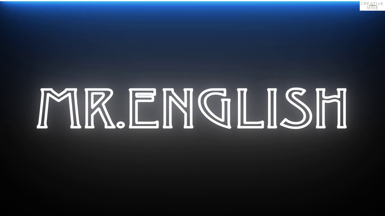 Logo Animation | MR.English | Creative Mine