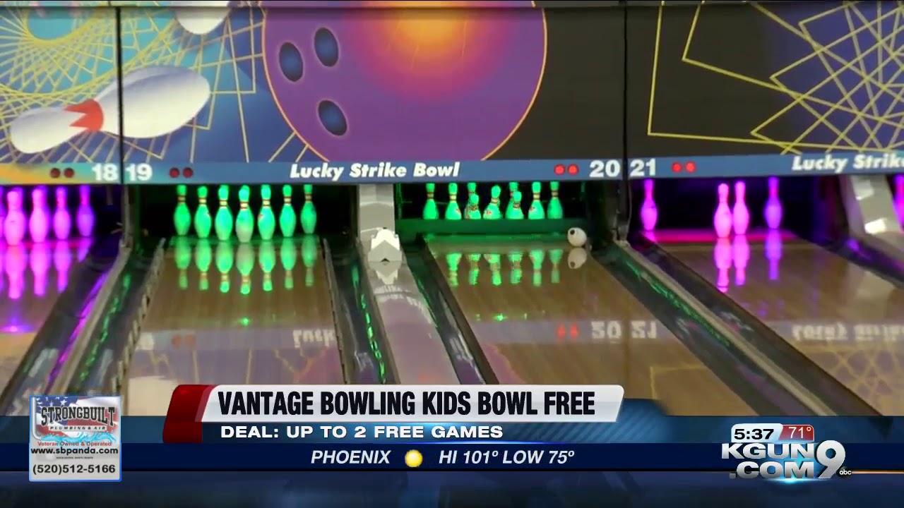 Tucson Bowling Centers offer kids bowl free summer deal YouTube