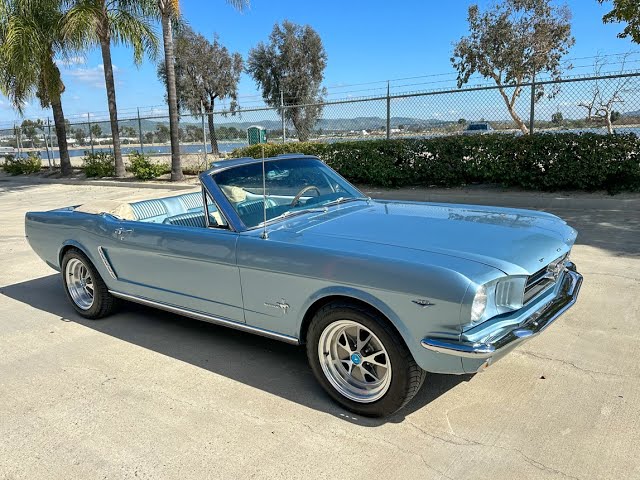 1965 Ford Mustang Convertible Blue