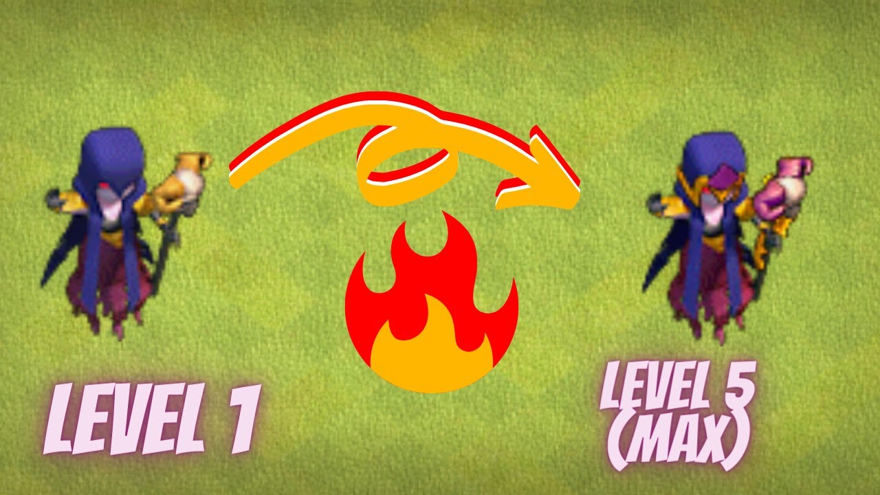 Witch Level 1 To Max | Witch All Levels | Clash of Clans  