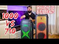 Which is better jbl partybox 1000 vs 710