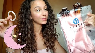 CAPELLI RICCI - Uso cuffia, federa o bandana? / Vi mostro come metto le  pinze | Aggiornamento NOTTE🌙 - YouTube