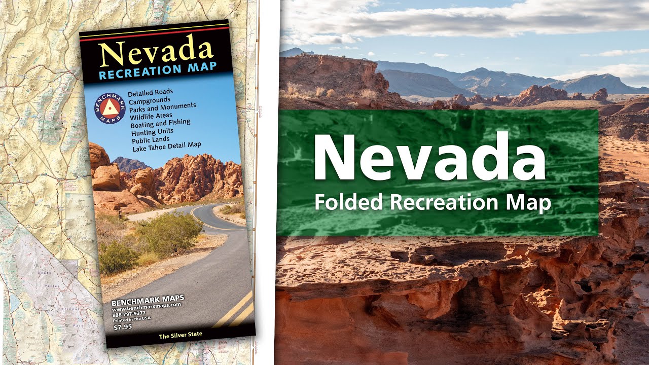 Nevada Folded Recreation Map
