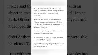 Taylen Mosley **UPDATE** #taylenmosley #missingchild #florida #saturdaysearch #shorts