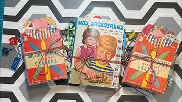 Tiny Journals Final Flip Through!  Crayon and Game Box Covers