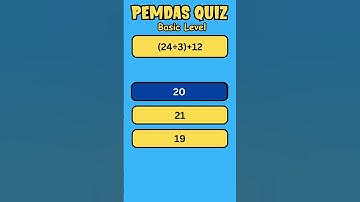 Pemdas Quiz Basic Level 16 #flashquiz #engquiz #quiz