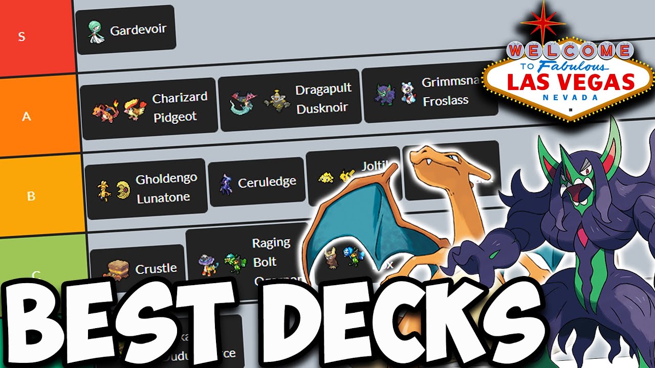 ЛУЧШИЕ колоды для региональных турниров в Лас-Вегасе! Список уровней ККИ Покемон