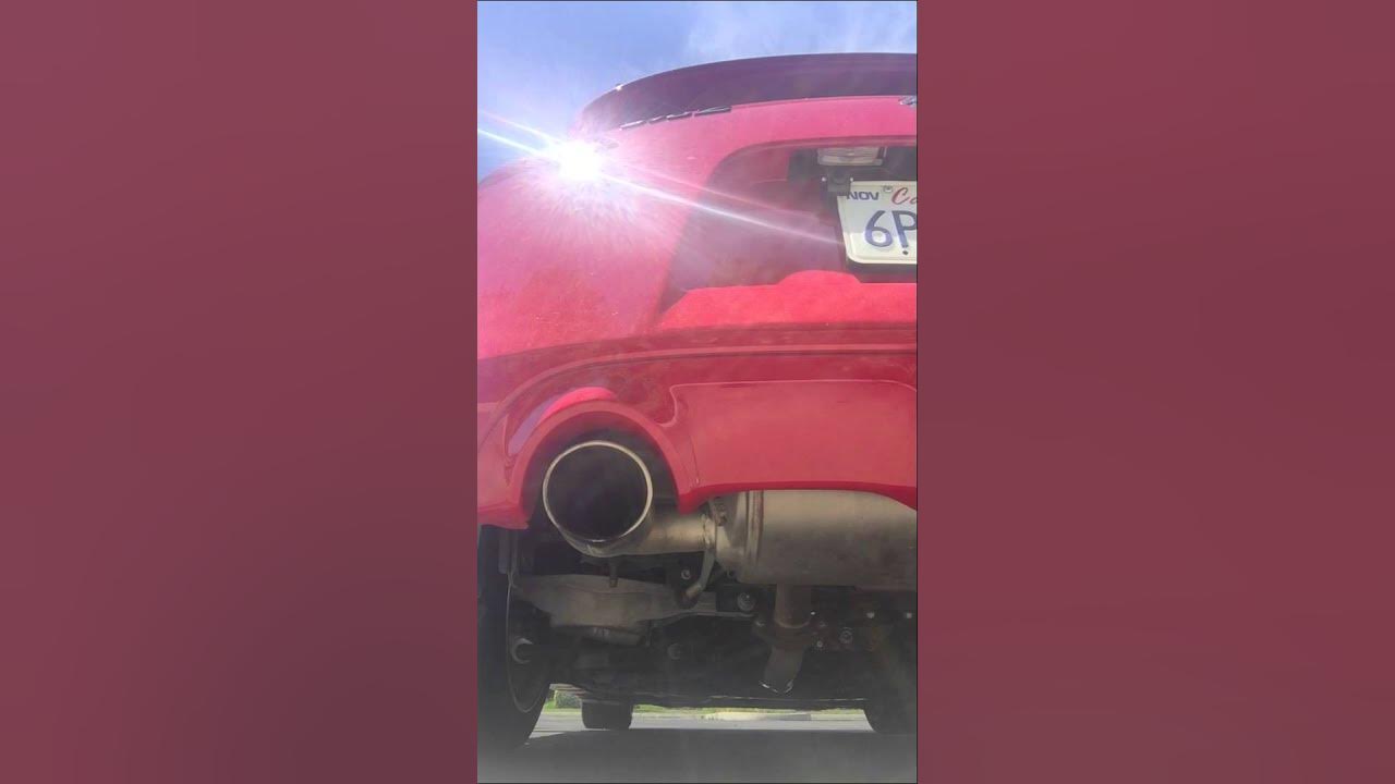 370z resonator delete. Stock exhaust revs YouTube