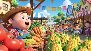 Corn Song for Kids 🌽 | Corn in Market Stall | Nursery Rhymes &amp; Baby Songs