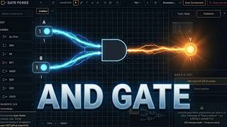 AND Gate Implementation Using Gate Forge | Digital Logic Design