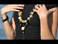 Бусы тканевые с кистью для вечеринки ! / DIY Party Handmade Fabric Beads with Tassel