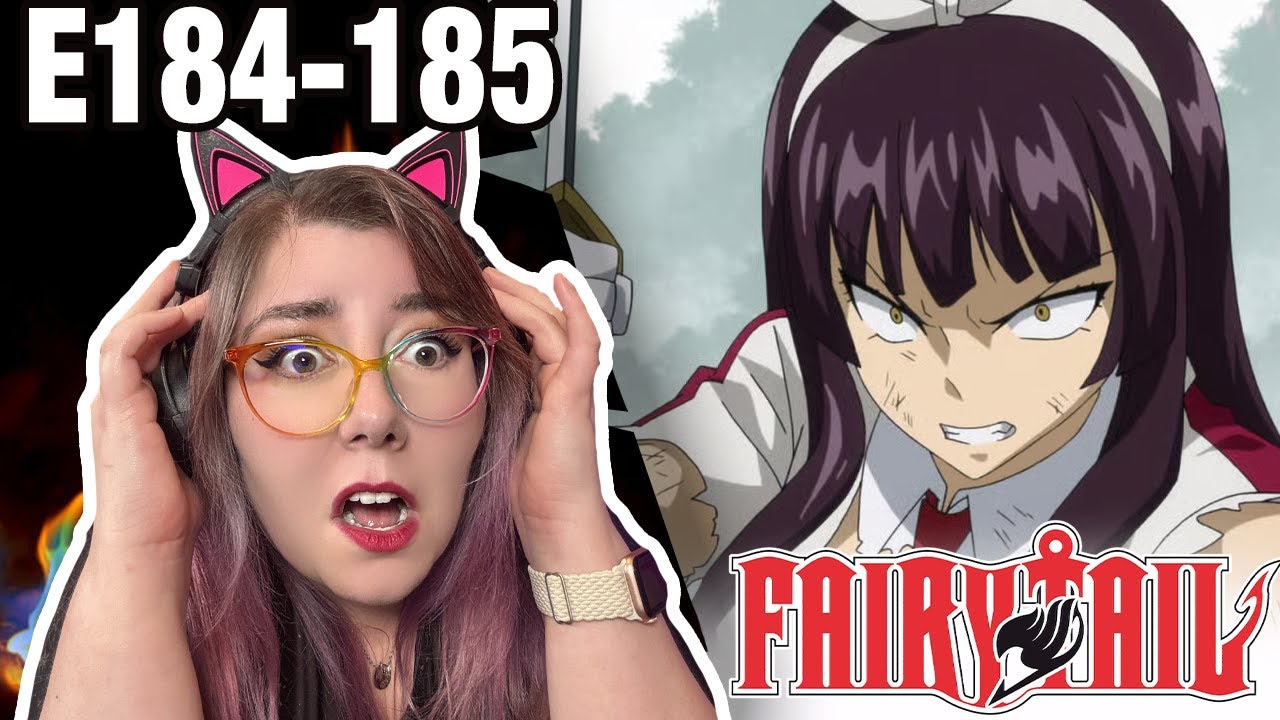Реакции на ЭРЗА против КАГУРЫ - Fairy Tail Episode 184-185 - Zamber Reacts