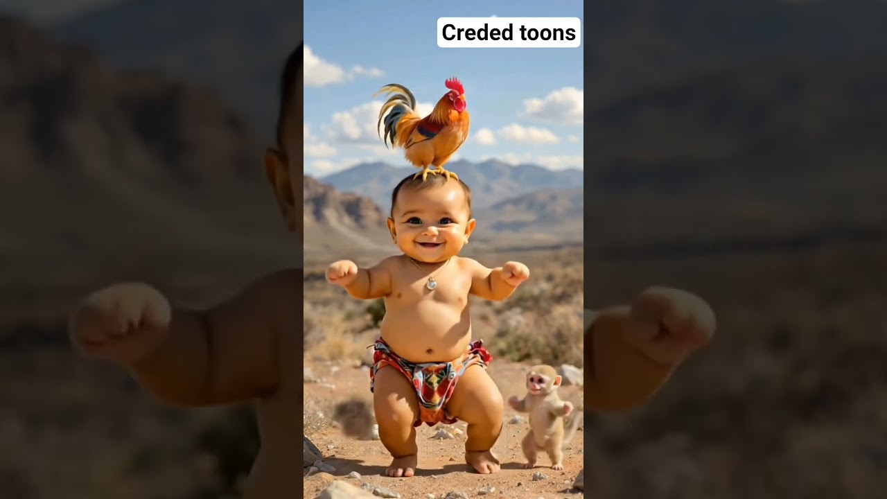 Cute baby and han manki Dance | Domdom deka song 