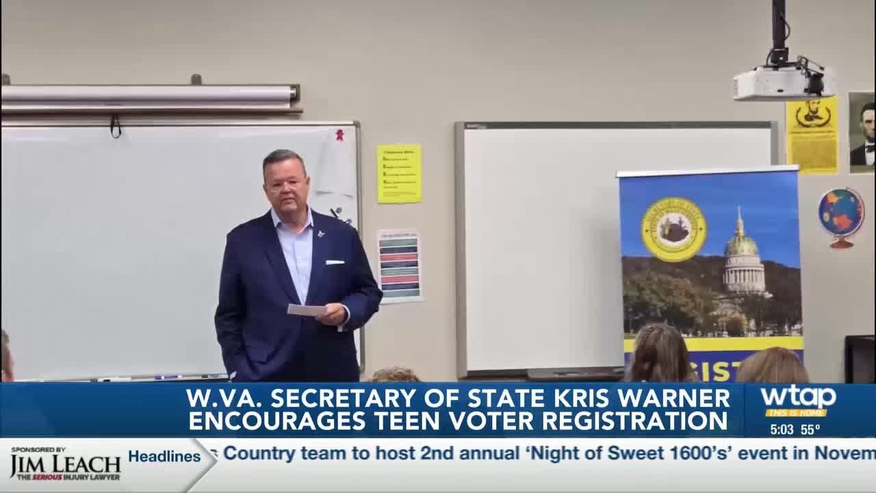 West Virginia Secretary of State visits Wood County high schools to talk voter registration
