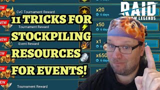 11 Tricks to Stockpile Resources for Fusions and Other Events - RAID: Shadow Legends
