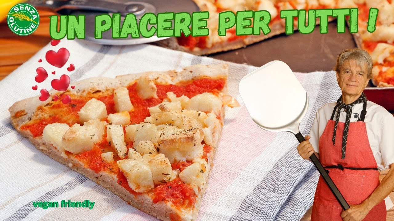 LA MIGLIORE PIZZA VEGANA SENZA GLUTINE - DELICATA E LEGGERA