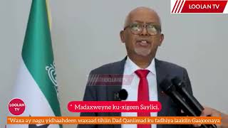 Loolan Tv” Waxaad Tihiin Dad Qaniya Hadana Gaajoonaya” M/kuxigeenka Somaliland 09/12/2021