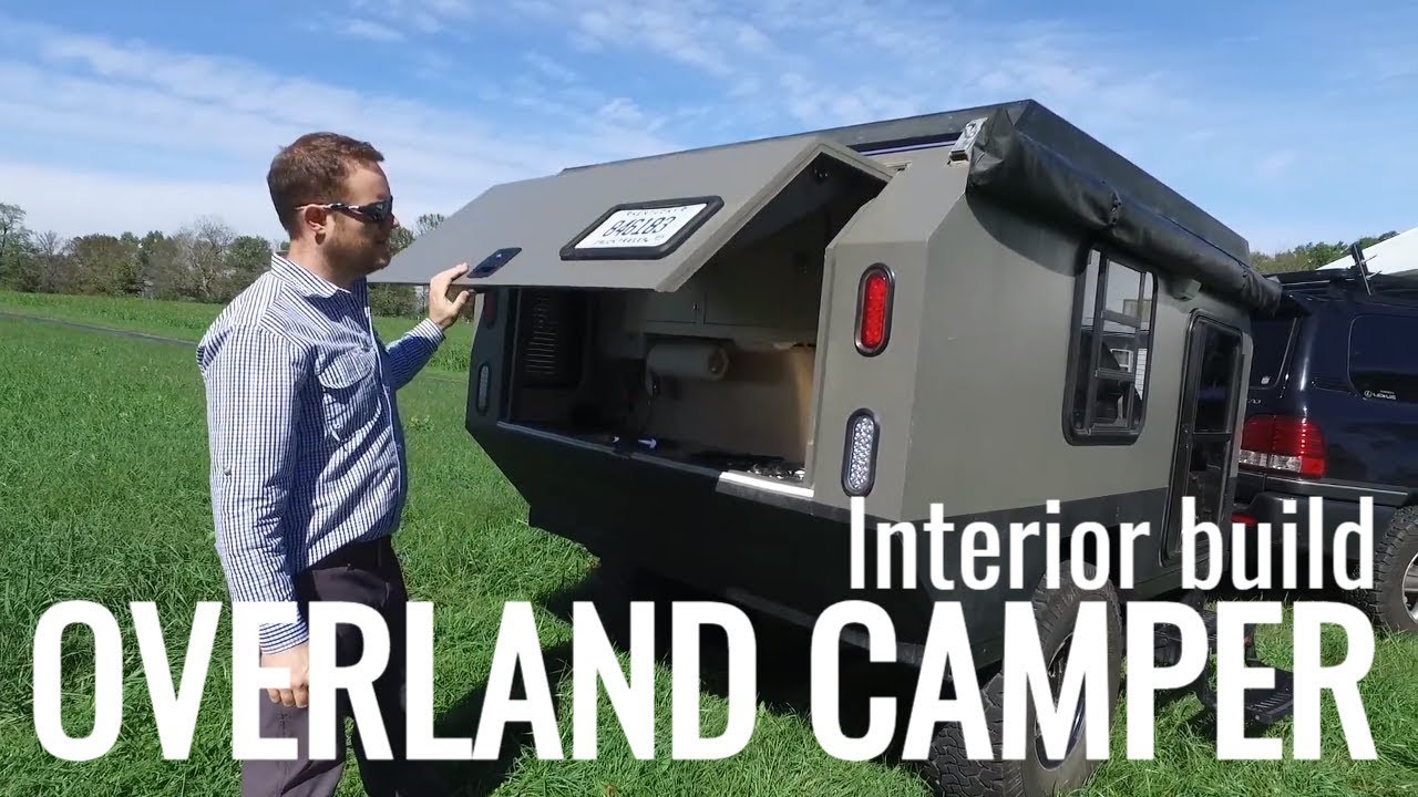 alto teardrop popup Offroad Overland Camping Trailer Interior Build E48