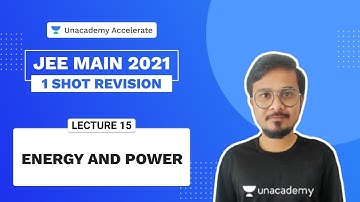 Energy and Power | ONE SHOT Revision | JEE 2021 | Vivek Chouhan