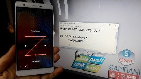 HARD RESET OUKITEL U13 REMOVE PATTERN CODE OUKITEL U13