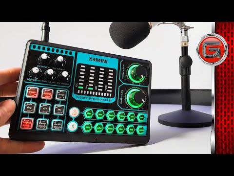 X9 Mini External Sound Card Mixer Review