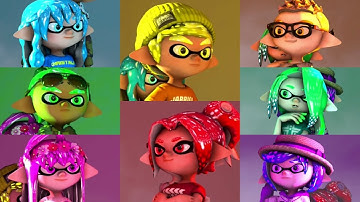 All Splat Warriors Idle Animations