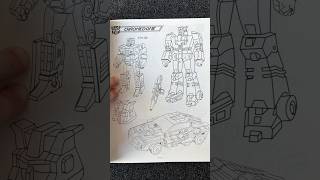 Transformers the Ark! Amazing Generation one artwork. Original character designs. G1 cartoon sketch