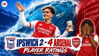 MAX DOWMAN! THE SILVER SURFER! | PLAYER RATINGS | IPSWICH 2-4 ARSENAL