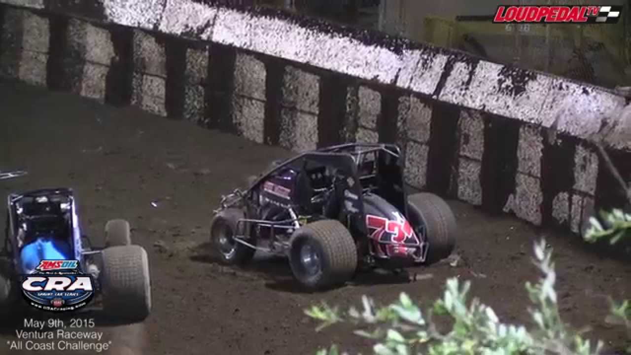 AMSOIL USAC/CRA Sprint Cars at Ventura Raceway 5915 YouTube