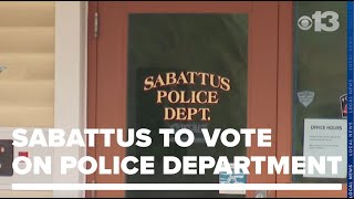 Sabattus Voters To Decide On Whether Town Keeps Police Department