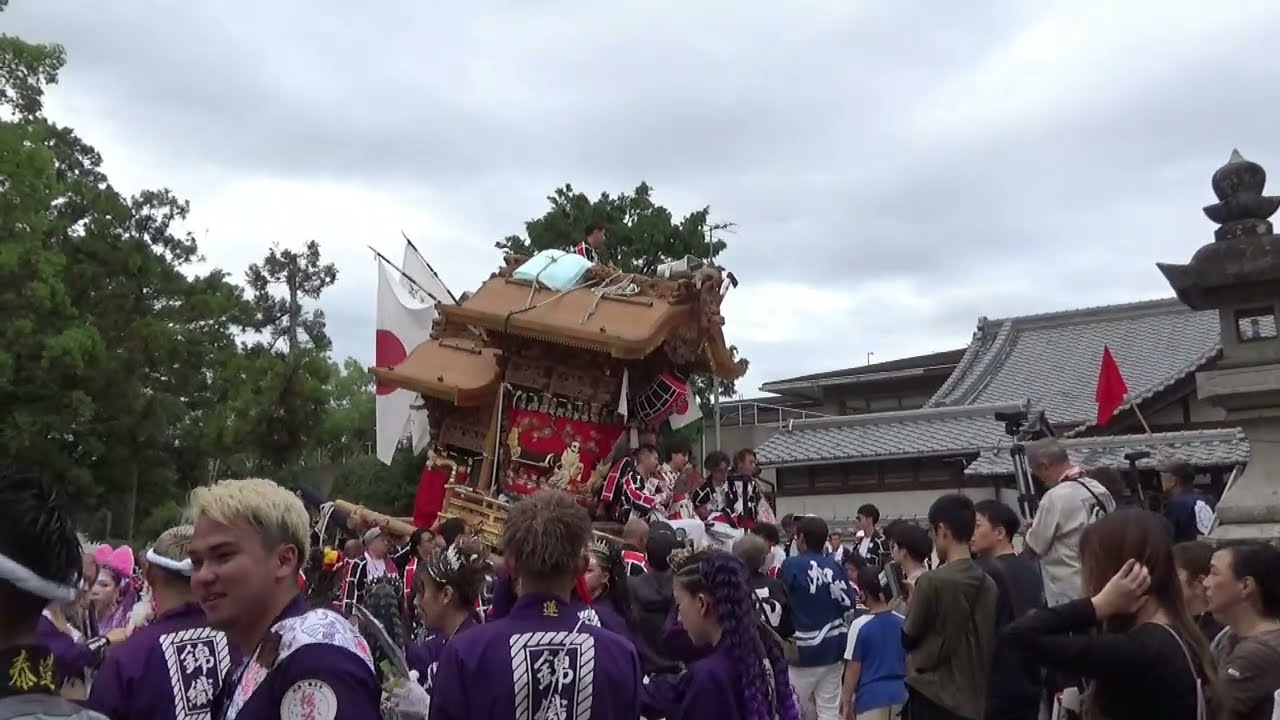 錦織神社宮入2025
