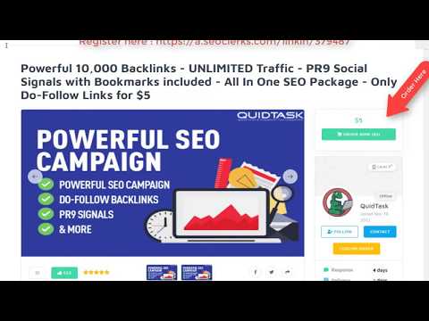 Powerful 10,000 Backlinks UNLIMITED Traffic Social Signals All In One SEO Pack O