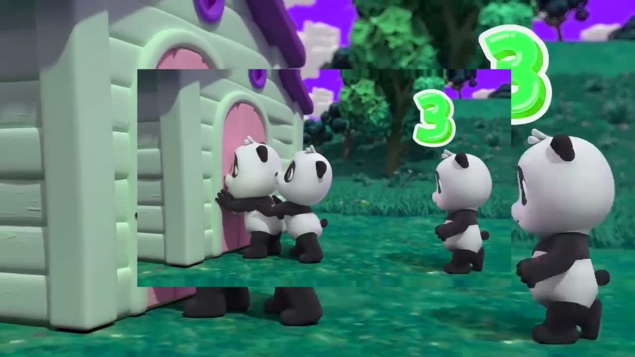 Ten little panda counting 1-6 compilation | Nursery Rhymes | Fun song | Sponsored by: Preview2Effect