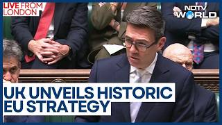 Details LIVE | PM Andy Burnham unveils plan to strengthen UK ties with EU | NDTV World Update