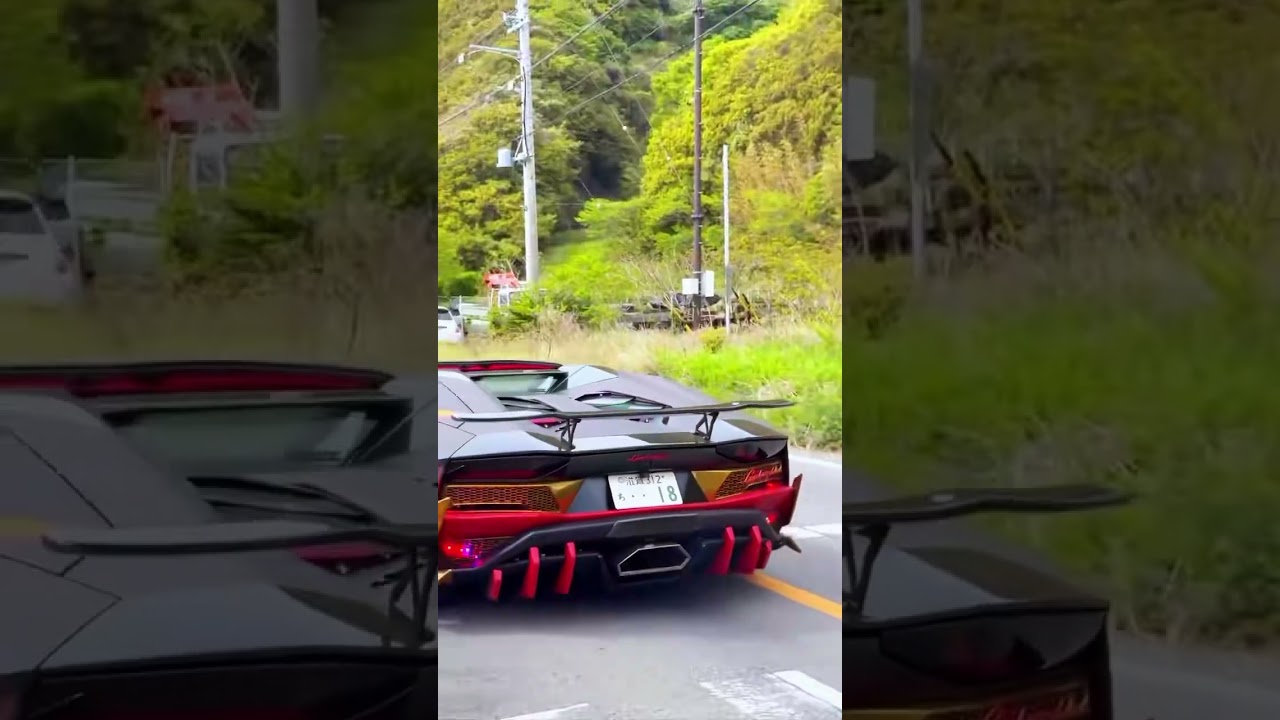 `Custom Liberty Walk Lamborghini Aventador Road Drive! 🏎️🔥 #Shorts #Lamborghini`