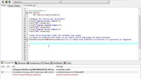 Programación en c Ejercicio 9: Determinar si tres números están en orden creciente | Sentencia if
