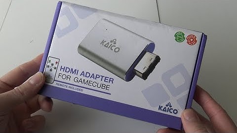 Nintendo Game Cube Cheap HDMI Dongle Solution .... by Kaico