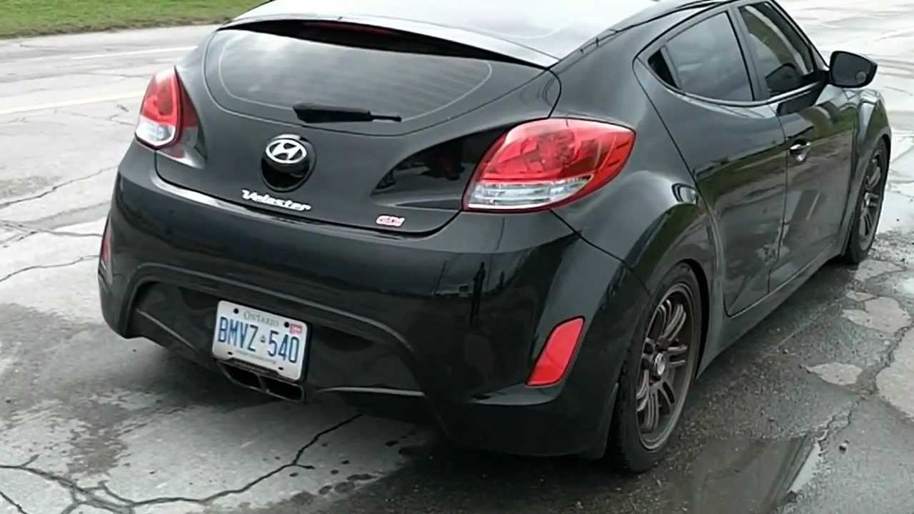 Hyundai Veloster Magnaflow 11224 and Resonator Delete YouTube