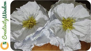 Reused Bond Paper Into A Large Paper Flower
